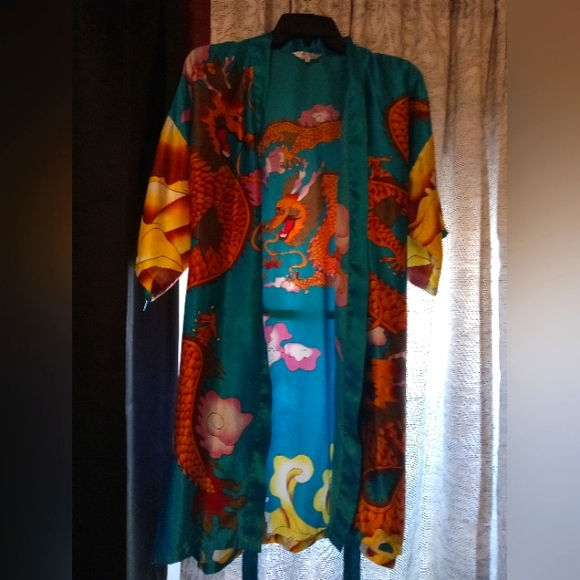 Source Unknown Intimates & Sleepwear Japanese Dragon Kimono Robe Poshmark